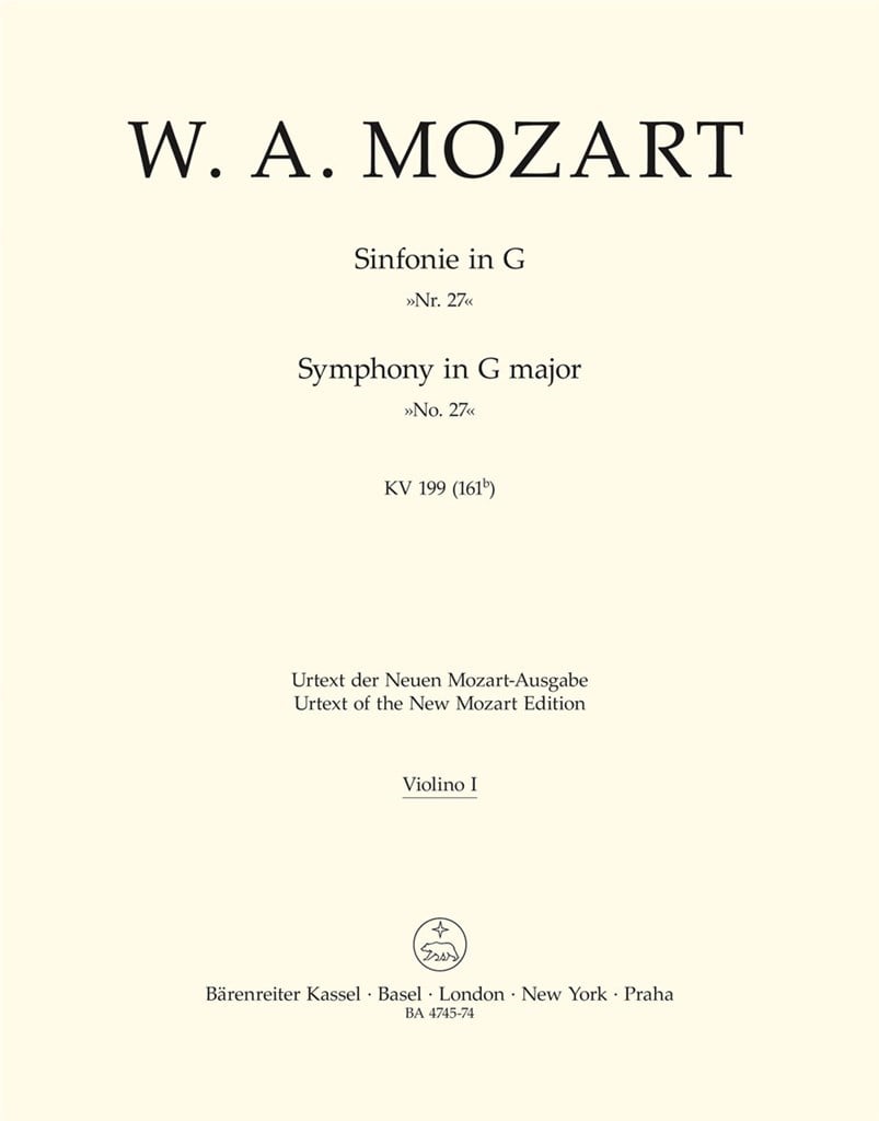 Symphony in G Major No. 27